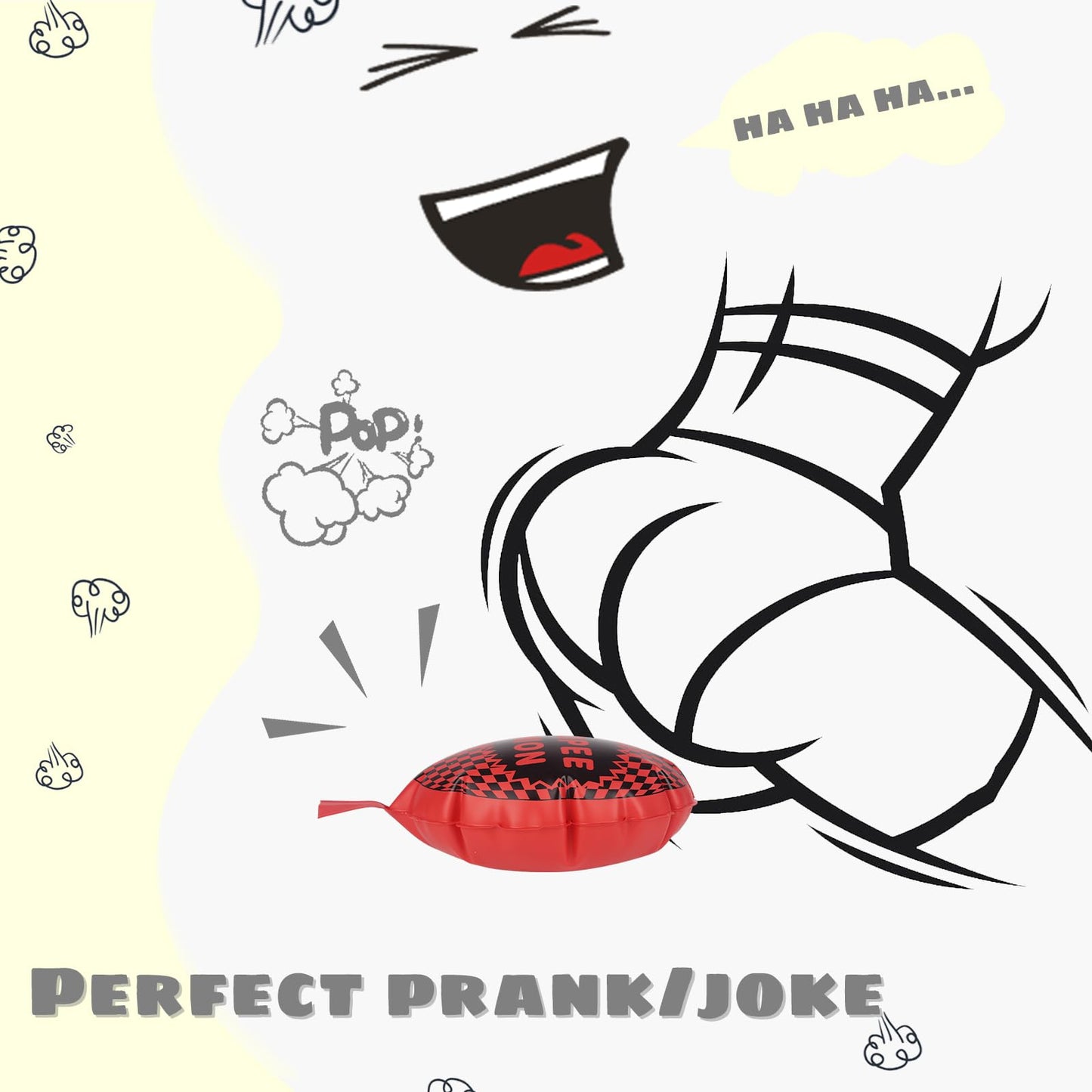 Fart Cushion Prank Toy – Funny Gag for April Fools & Halloween