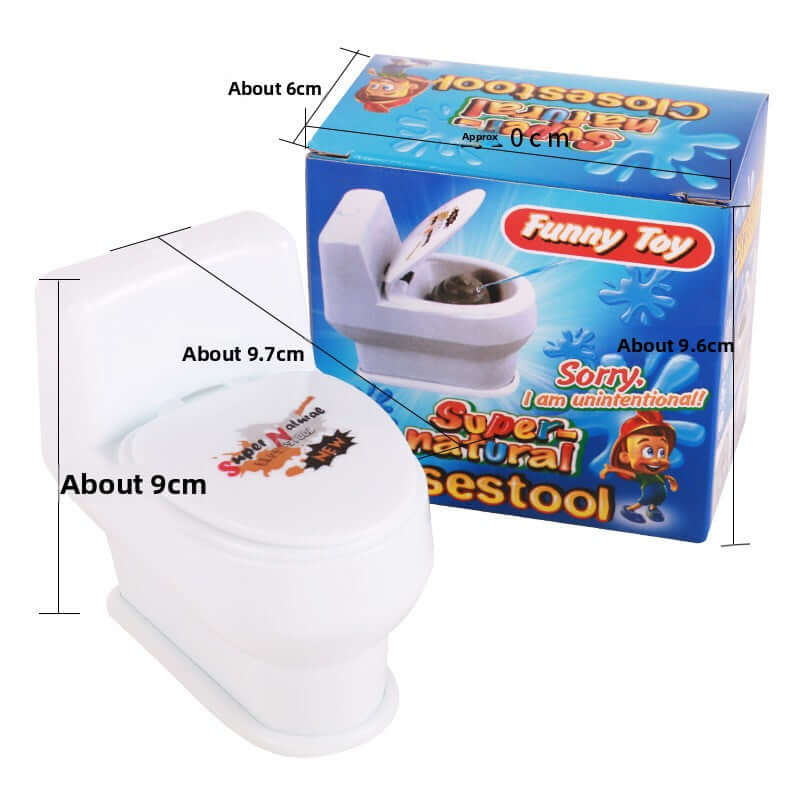Mini Toilet Prank Toy – Hilarious Poop Water Spray Gag Gift