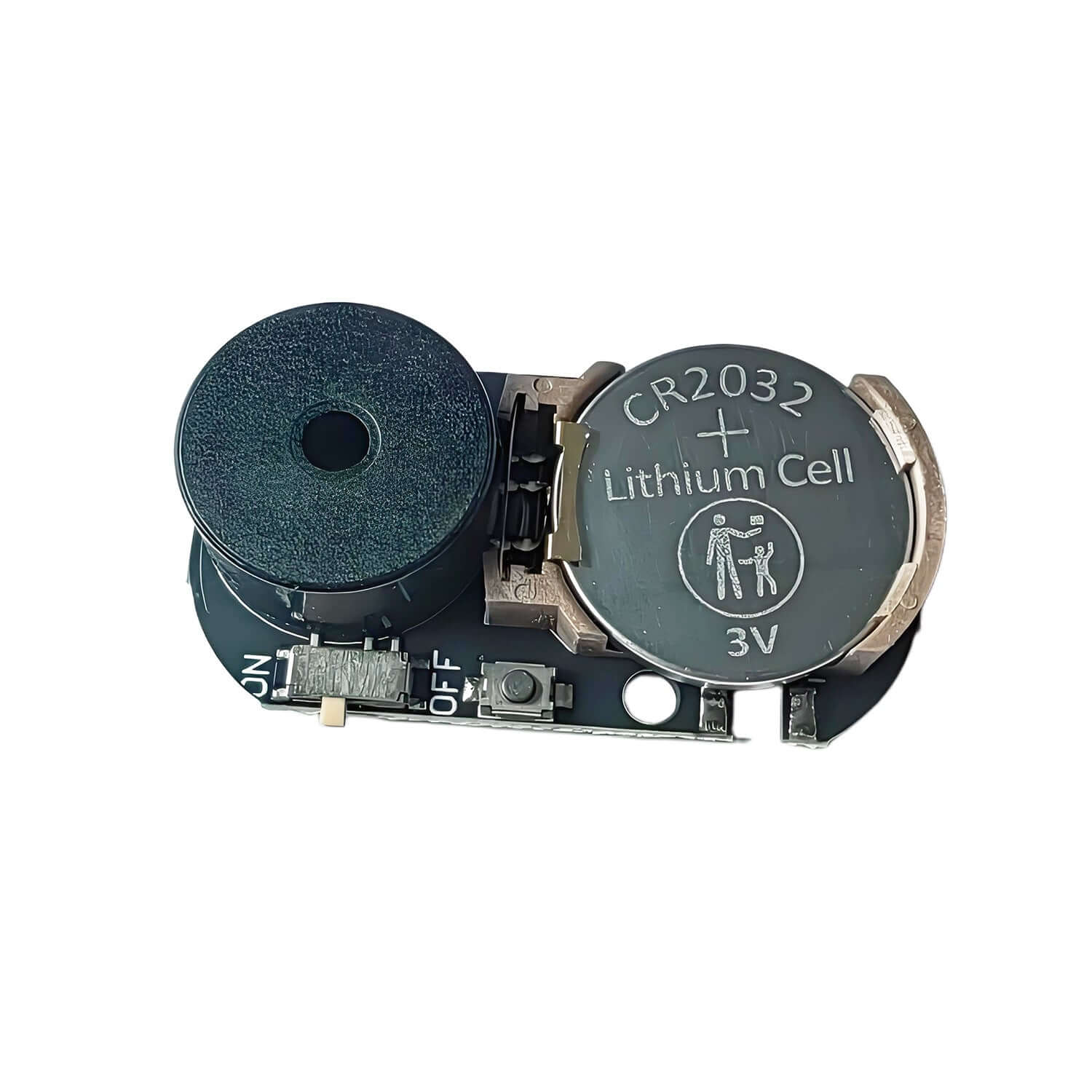 2025 Cricket Noise Prank Device component with speaker and battery, perfect for playful sound gags and surprises.
