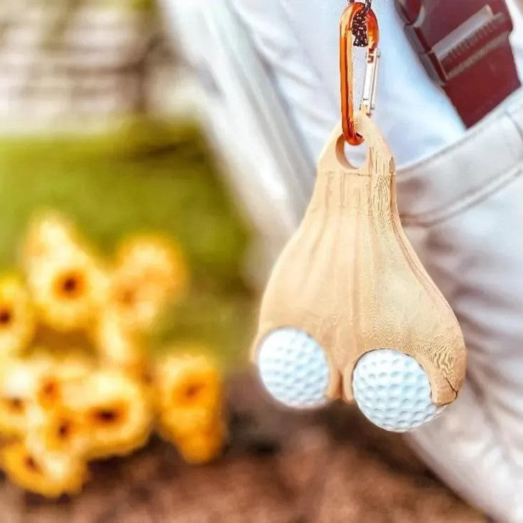 Golf Ball Testicle Holder – Hilarious Gag Gift for Golf Lovers