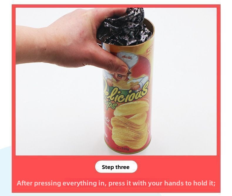 Realistic Snake in Chips Can Prank – Hilarious Gag Gift for Friends