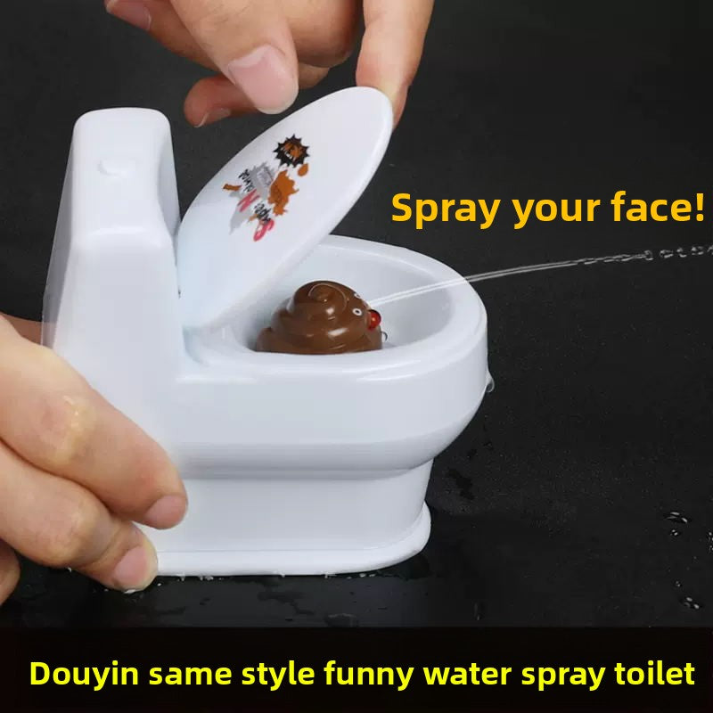 Mini Toilet Prank Toy – Hilarious Poop Water Spray Gag Gift