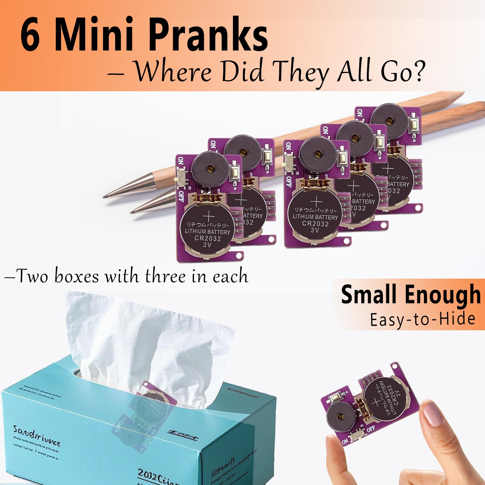 2025 Cricket Noise Prank Device – Hide & Annoy Sound Gag Toy