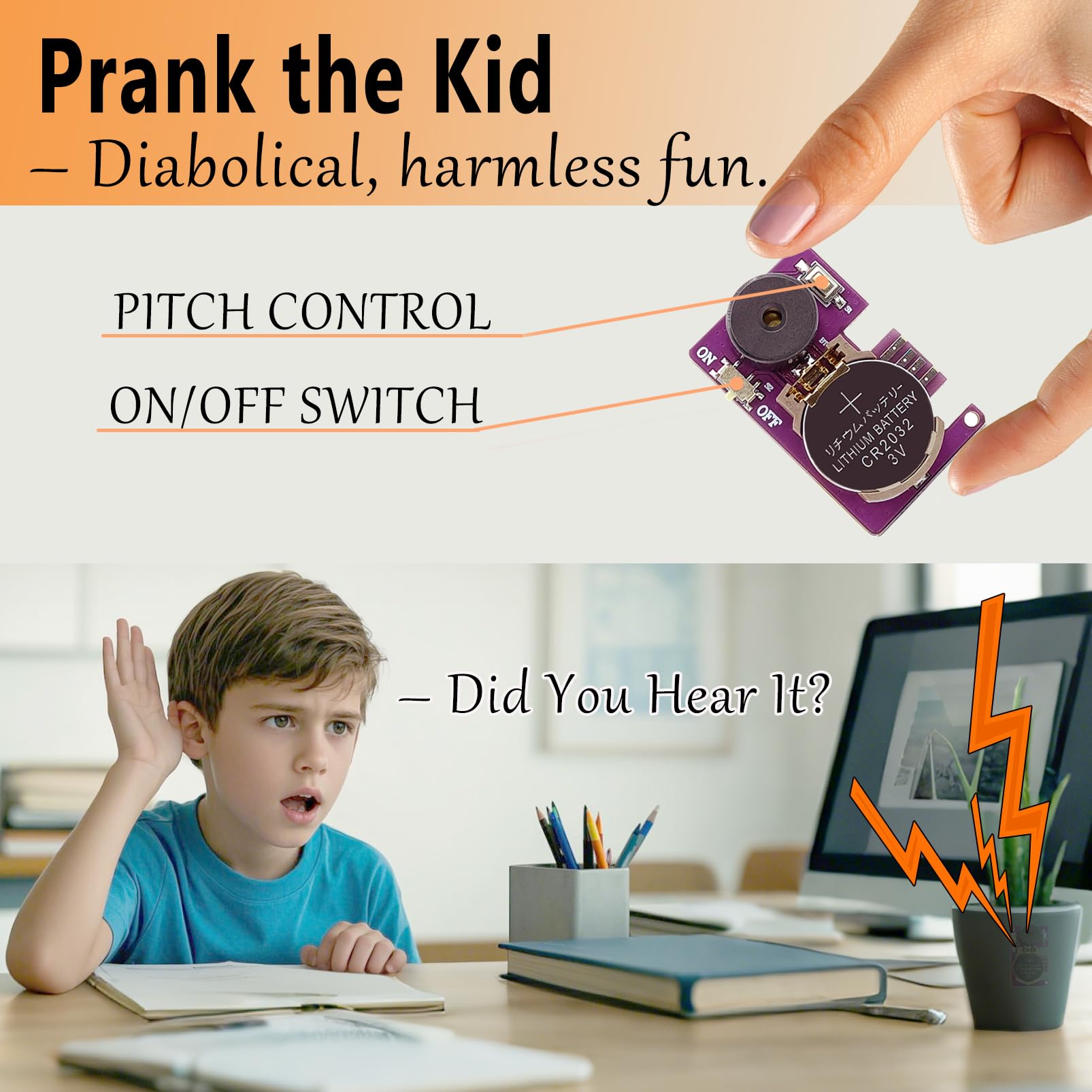 2025 Cricket Noise Prank Device – Hide & Annoy Sound Gag Toy