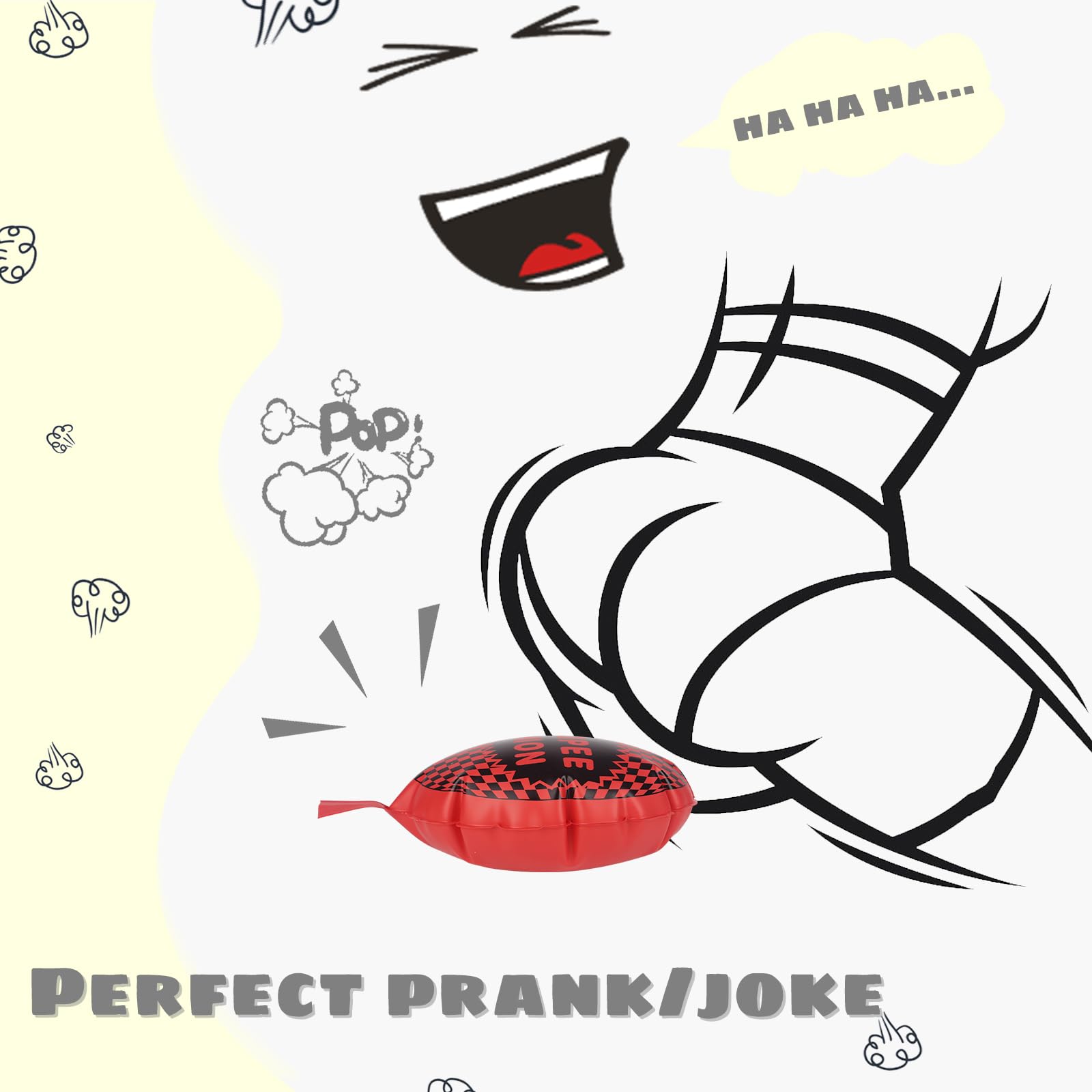 Fart Cushion Prank Toy – Funny Gag for April Fools & Halloween