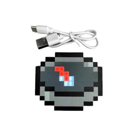 MC Trendy Pixel Compass Toy keychain Gift -Perfect for Friends Birthdays & Game Lovers