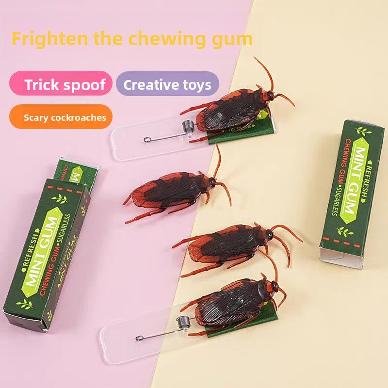 Realistic Cockroach Gum Prank – Funny April Fools Joke Toy