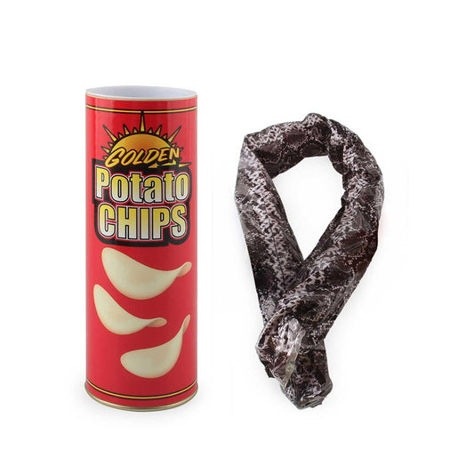 Realistic Snake in Chips Can Prank – Hilarious Gag Gift for Friends