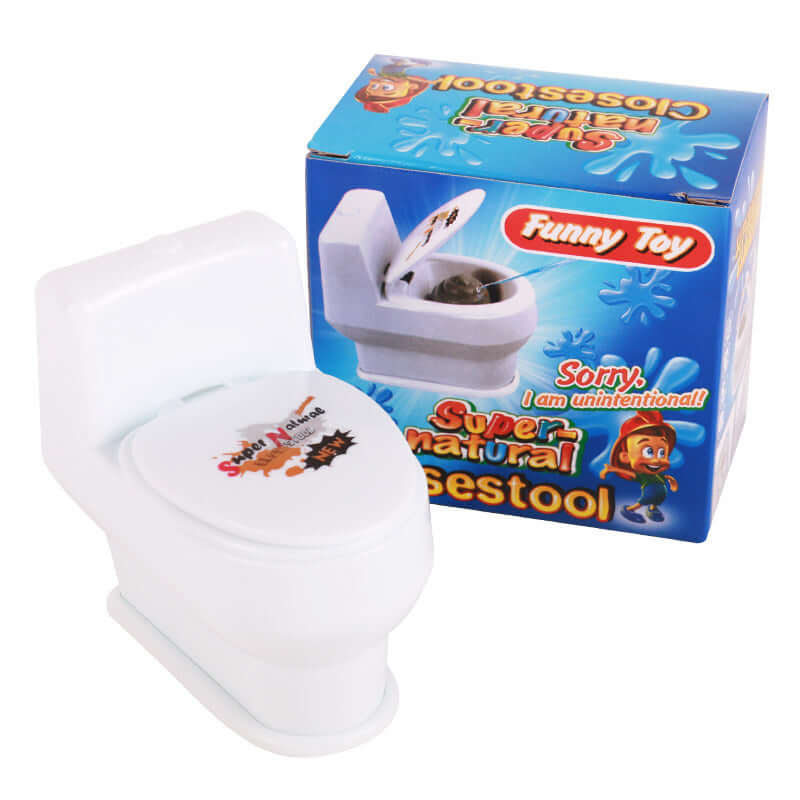 Mini Toilet Prank Toy – Hilarious Poop Water Spray Gag Gift