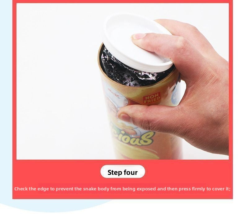 Realistic Snake in Chips Can Prank – Hilarious Gag Gift for Friends