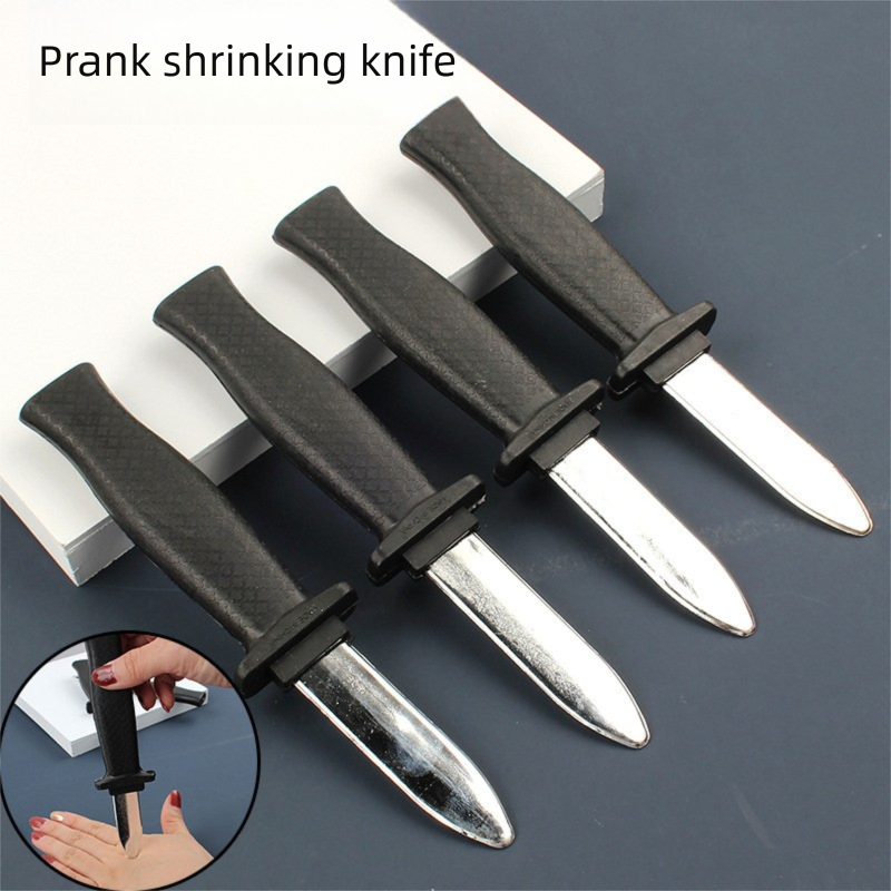 Retractable Prank Knife Toy – Safe Fake Stabbing Gag Prop 2 units