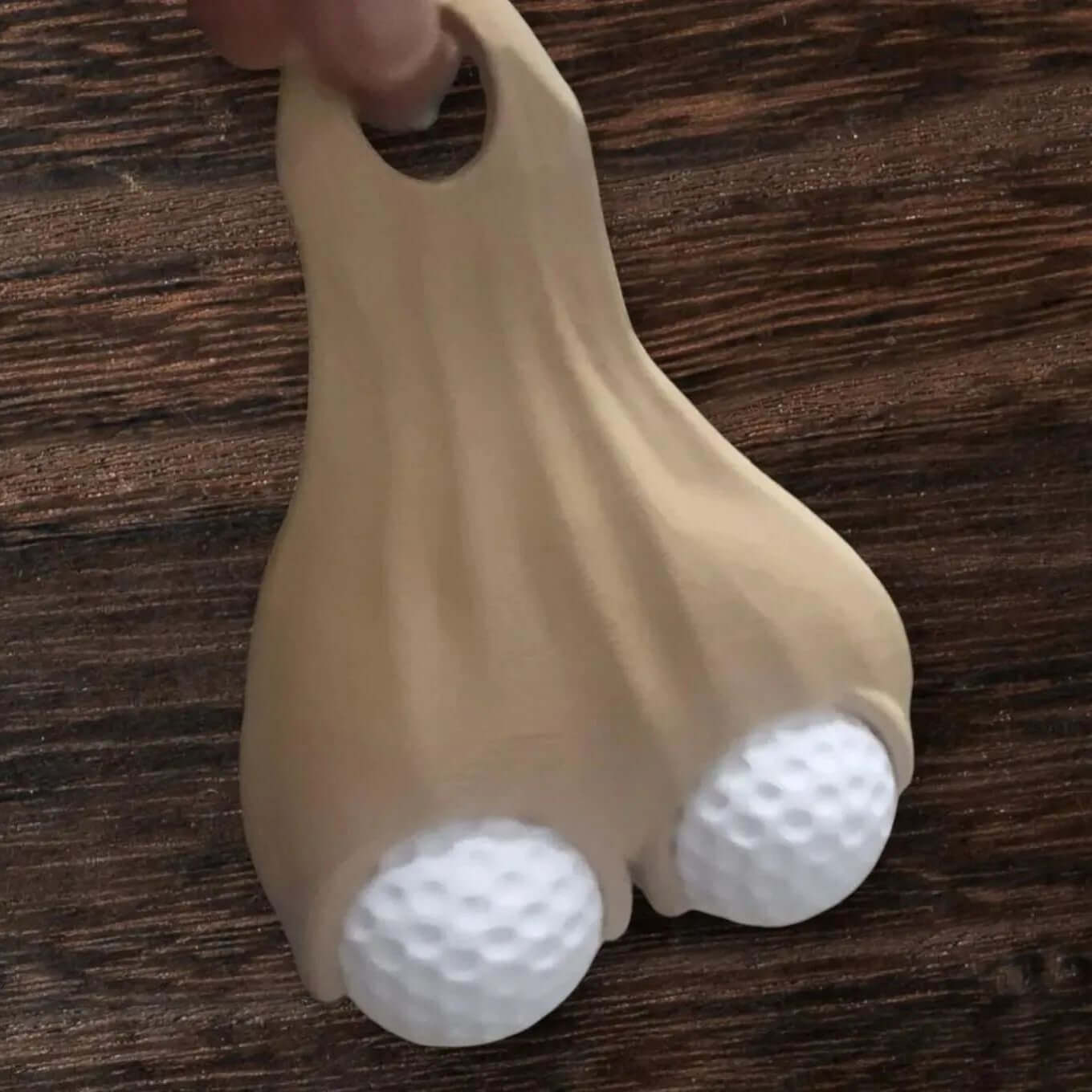 Golf Ball Testicle Holder – Hilarious Gag Gift for Golf Lovers