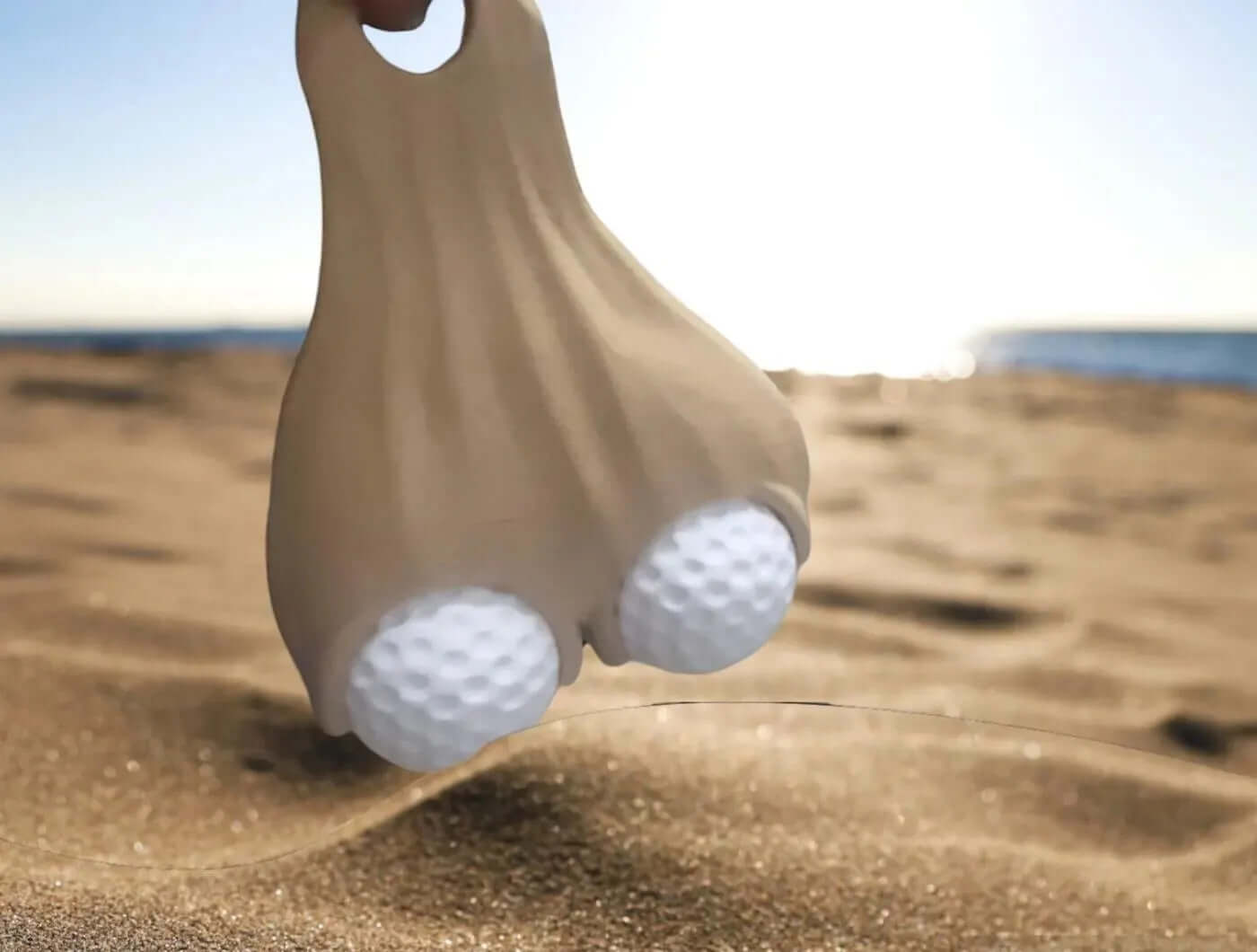 Golf Ball Testicle Holder – Hilarious Gag Gift for Golf Lovers