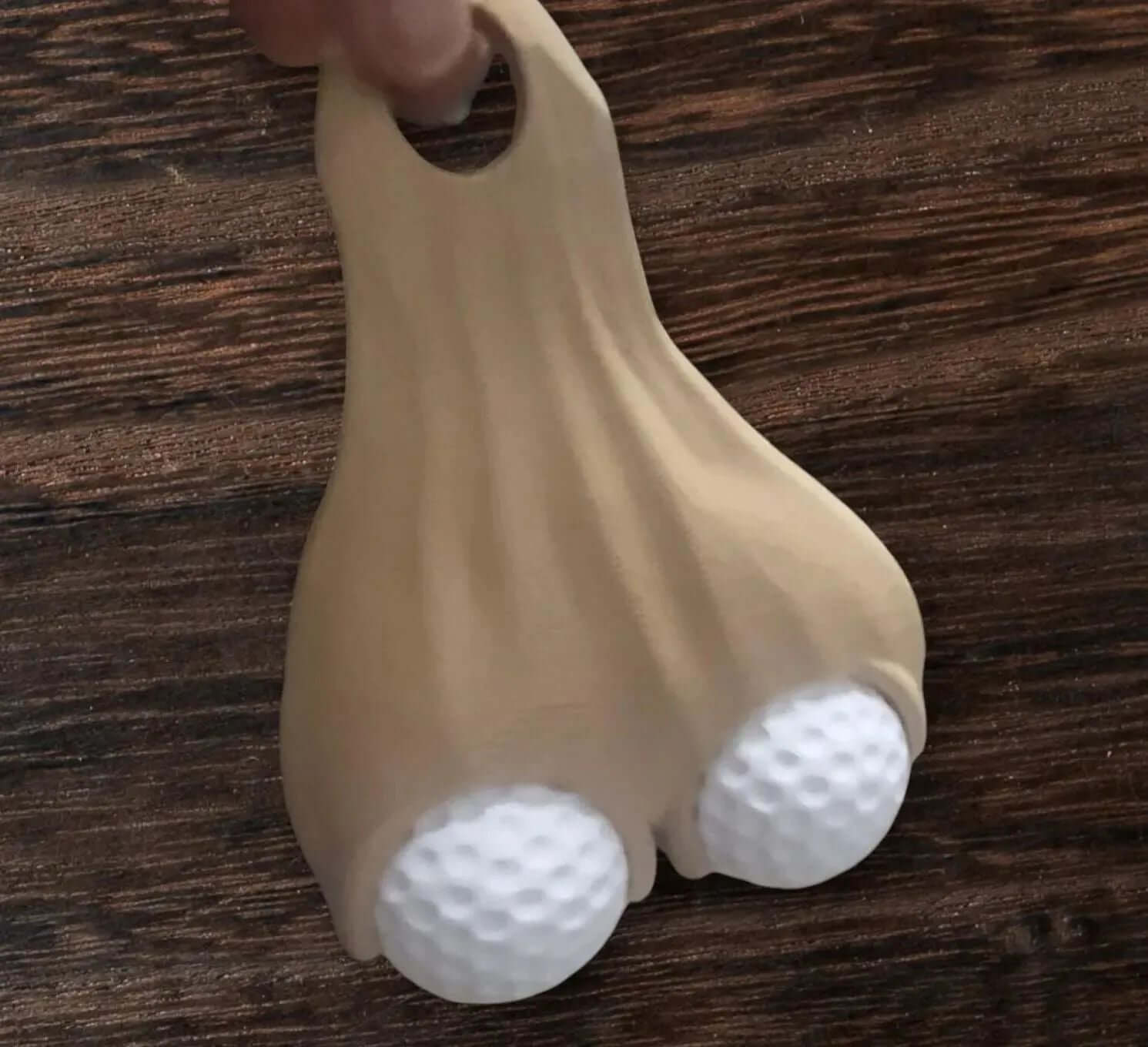 Golf Ball Testicle Holder – Hilarious Gag Gift for Golf Lovers