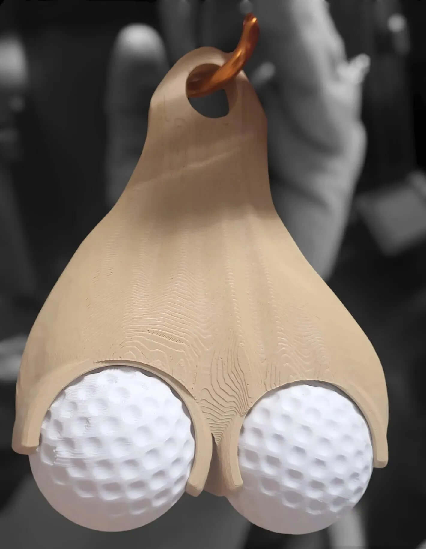 Golf Ball Testicle Holder – Hilarious Gag Gift for Golf Lovers