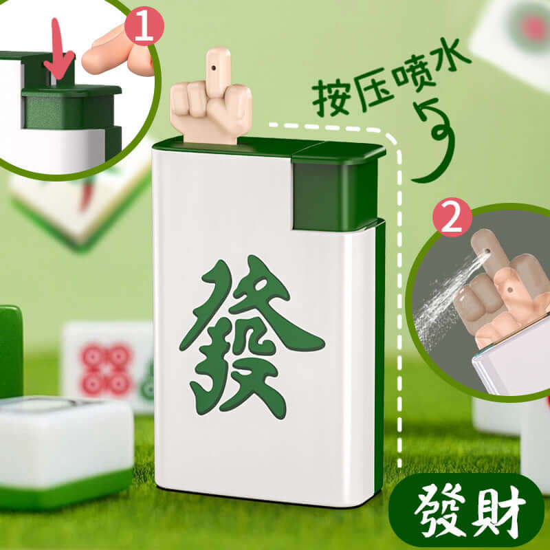 Middle Finger Water Spray Prank toy, perfect for hilarious surprises and unforgettable fun with friends.
