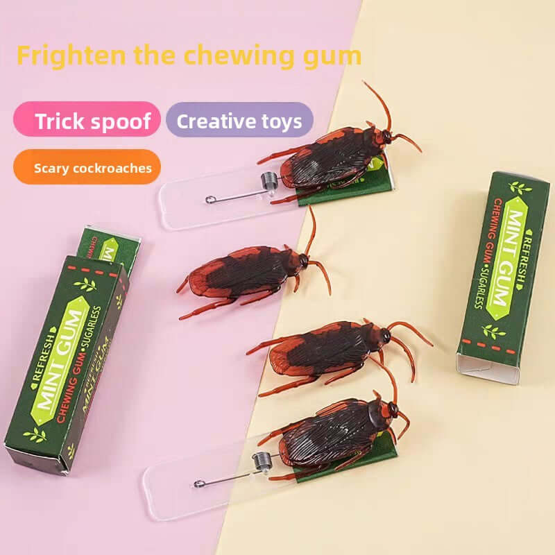 Realistic Cockroach Gum Prank – Funny April Fools Joke Toy