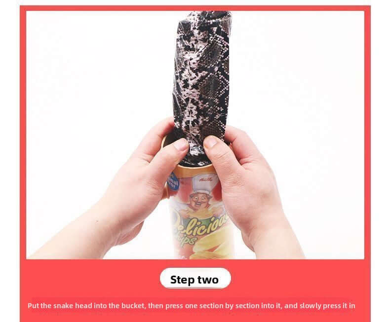 Realistic Snake in Chips Can Prank – Hilarious Gag Gift for Friends